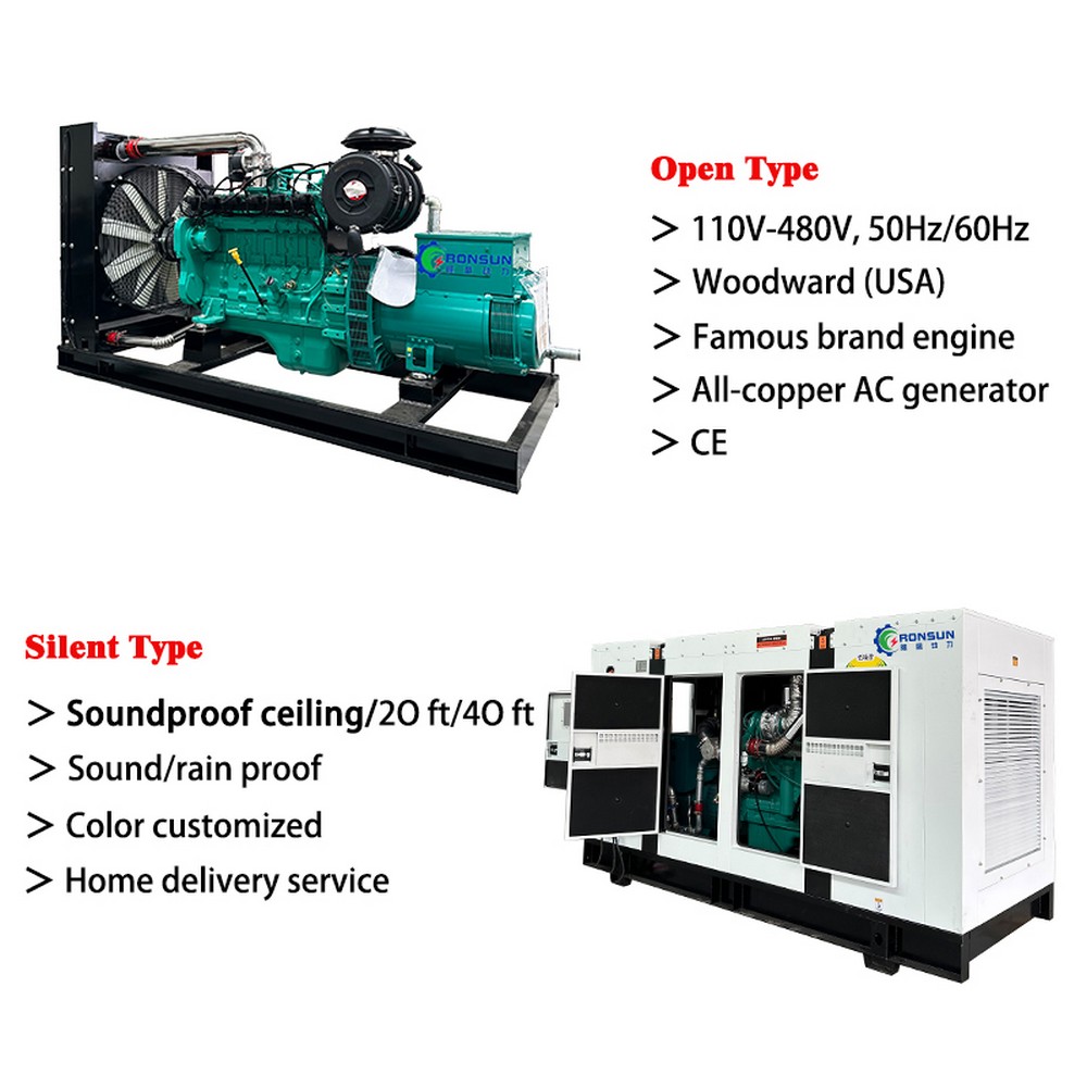 120kW 150kVA 合成气发电机组