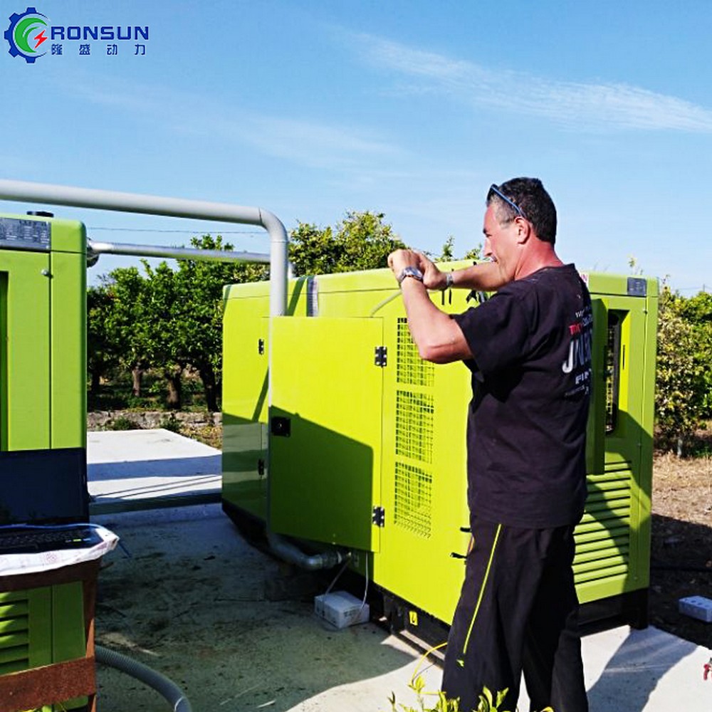 100kW 125kVA 生物质发电机组